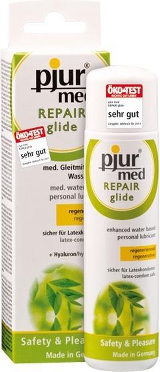 Goedkoopste pjur - Pjur - MED Repair Glide Waterbased Personal Glijmiddel 100 ml - Glijmiddel - Glijmiddel waterbasis