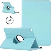 Draaibaar Hoesje - Rotation Tabletcase - Multi stand Case Geschikt voor: Samsung Galaxy Tab S6 Lite 10.4 Inch P610 P615 - licht blauw