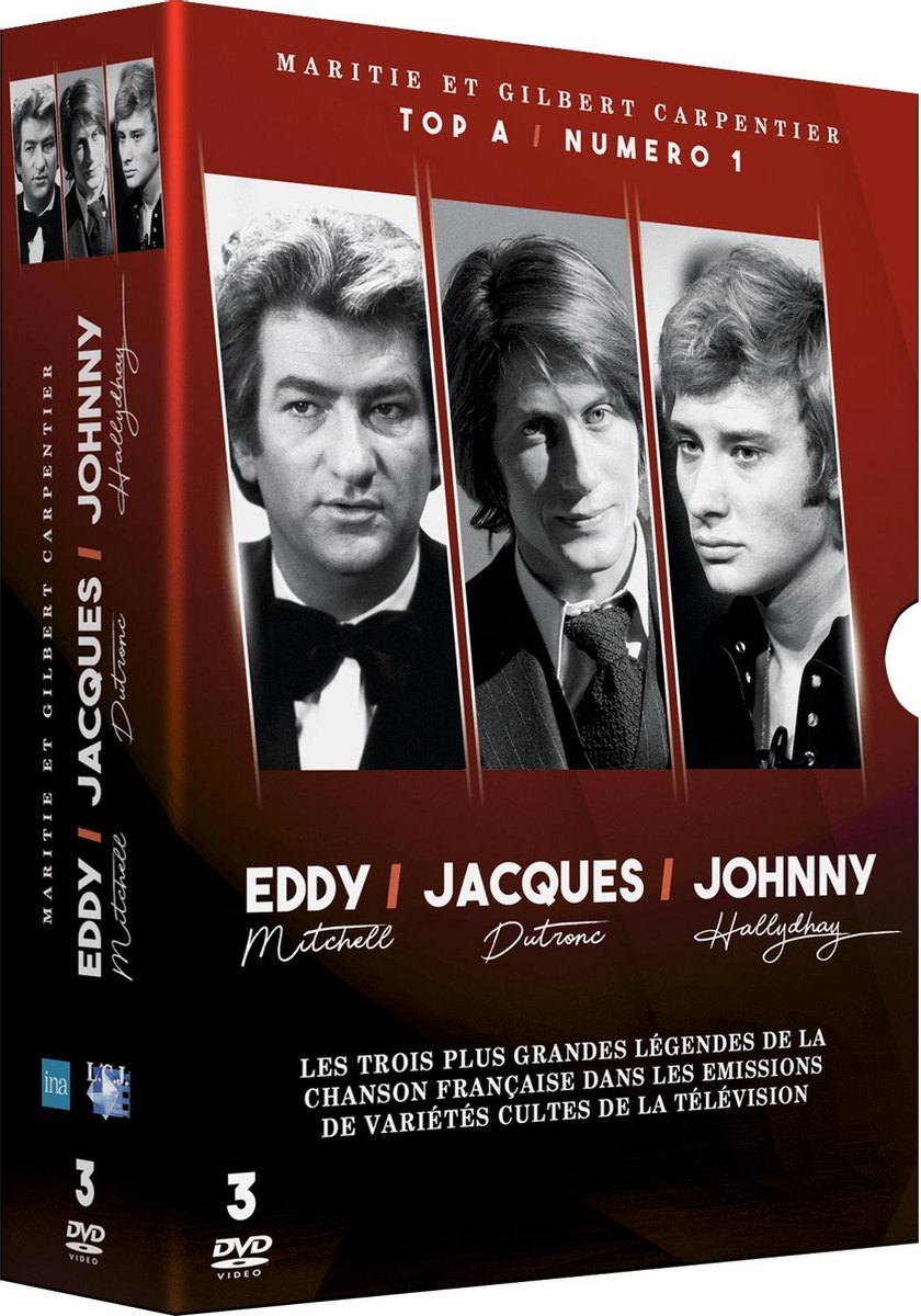 Numéro 1 - Coffret : Johnny Hallyday / Eddy Mitchell / Jacques Dutronc