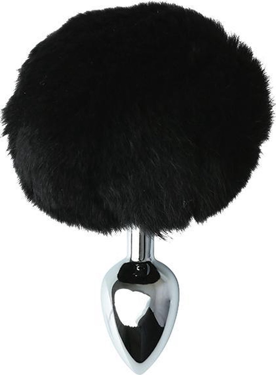 Goedkoopste Sportsheets - Sportsheets - Sincerely Metal Bunny Butt Plug Zwart - Anaal toys - Buttplug