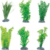 Flamingo Aquarium plant plastic fiji decoratie - Willekeurig - 27 cm