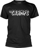 The Cramps Heren Tshirt -S- Logo Zwart