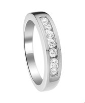 The Jewelry Collection Ring Zirkonia - Zilver