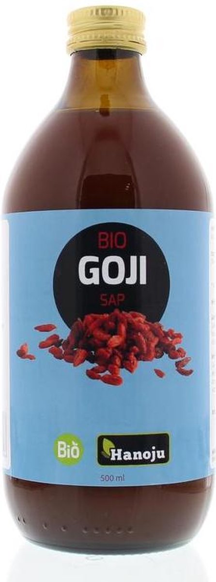 Hanoju Goji premium 100% sap glas fles 500 ml