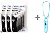 Interprox Plus XX-Maxi- 6 - 11 mm - Zwart 3 x 4 stuks + GRATIS Halita Tongreiniger ‚Äì Voordeelpakket