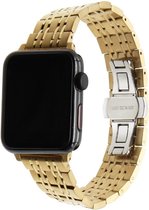 watchbands-shop.nl RVS bandje - Apple Watch Series 1/2/3 (38mm) - Goud
