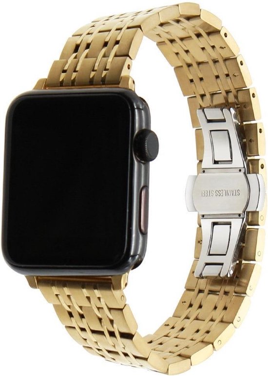 LAUT - Apple Watch 3 38mm Bandje - Metaal Steel Loop Rosé goud |  Shop4smartwatch