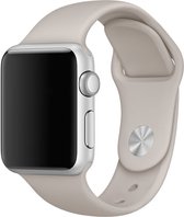 watchbands-shop.nl bandje - bandje geschikt voor Apple Watch Series 1/2/3/4 (38&40mm) - Zand - M/L