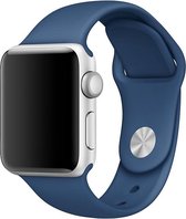 watchbands-shop.nl bandje - bandje geschikt voor Apple Watch Series 1/2/3/4 (42&44mm) - Blauw - M/L