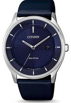 Citizen  BM7400-12L Horloge - Leer - Blauw - Ø 40 mm