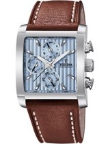 Festina F20424/1 Timeless Chrono Chronograaf - Polshorloge - Staal - Zilverkleurig - Ø 36x36,5mm