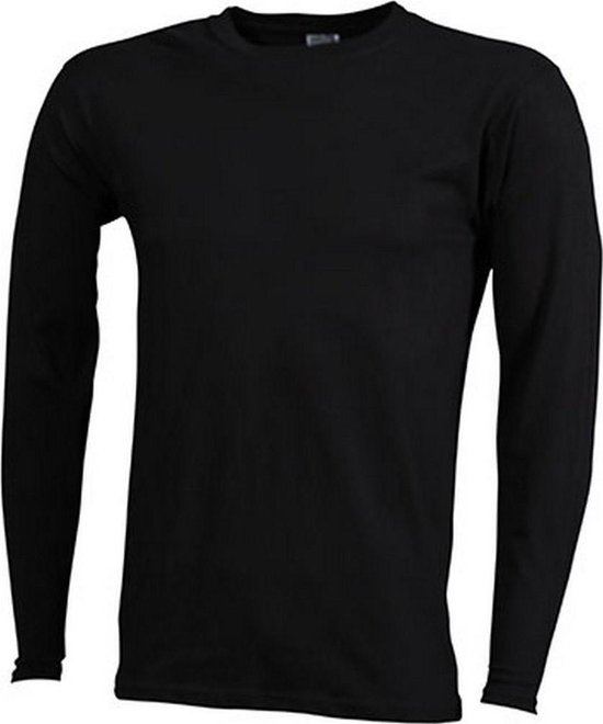 James and Nicholson - Heren Medium Lange Mouwen T-Shirt
