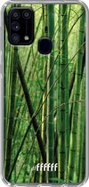 Samsung Galaxy M31 Hoesje Transparant TPU Case - Bamboo #ffffff