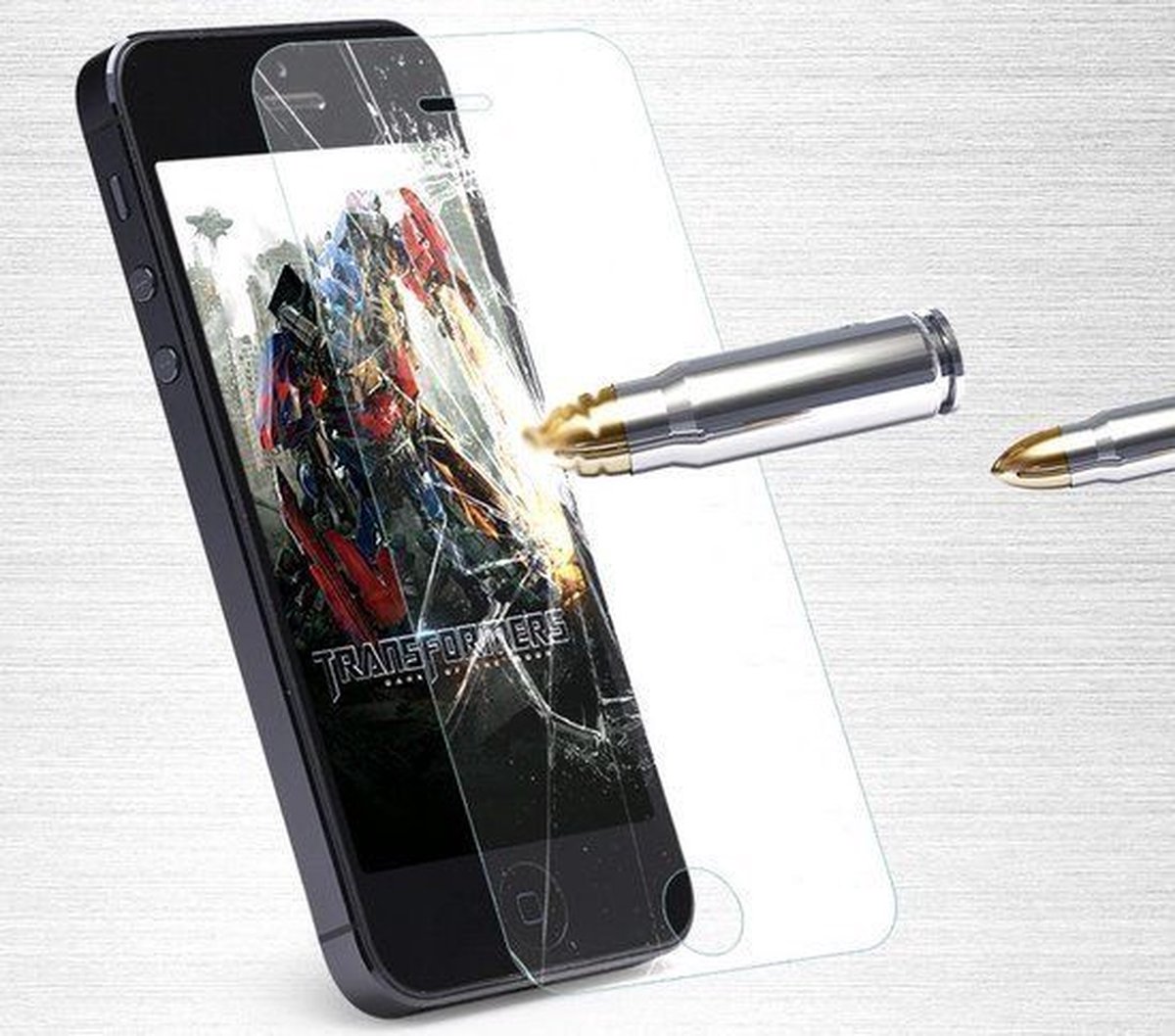 Apple iPhone 5 / 5S / 5C Glazen Screen protector Tempered Glass 2.5D 9H (0.3mm)