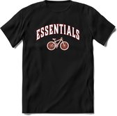 Bike EssentialsT-Shirt | Souvenirs Holland Kleding | Dames / Heren / Unisex Koningsdag shirt | Grappig Nederland Fiets Land Cadeau | - Zwart - M