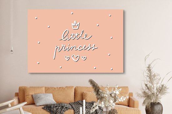 Toile Peinture Citations - Petits Princes - Proverbes - Enfants - Kids - Bébé - Meiden - 150x100 cm - Décoration murale