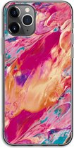 Case Company® - iPhone 11 Pro hoesje - Pastel Echoes - Soft Cover Telefoonhoesje - Bescherming aan alle Kanten en Schermrand