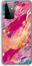 Case Company® - Samsung Galaxy A72 hoesje - Pastel Echoes - Soft Cover Telefoonhoesje - Bescherming aan alle Kanten en Schermrand