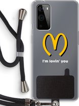 Case Company® - OnePlus 9 Pro hoesje met Koord - I'm lovin' you - Telefoonhoesje met Zwart Koord - Bescherming aan alle Kanten en Over de Schermrand