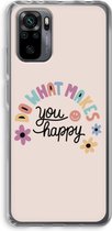 Case Company® - Xiaomi Redmi Note 10 Pro hoesje - Happy days - Soft Cover Telefoonhoesje - Bescherming aan alle Kanten en Schermrand