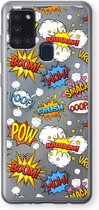 Case Company® - Samsung Galaxy A21s hoesje - Pow Smack - Soft Cover Telefoonhoesje - Bescherming aan alle Kanten en Schermrand