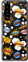 Case Company® - Sony Xperia 5 III hoesje - Pow Smack - Soft Cover Telefoonhoesje - Bescherming aan alle Kanten en Schermrand