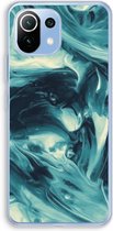 Case Company® - Xiaomi Mi 11 Lite hoesje - Dreaming About Whales - Soft Cover Telefoonhoesje - Bescherming aan alle Kanten en Schermrand