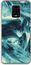 Case Company® - Xiaomi Redmi Note 9 Pro hoesje - Dreaming About Whales - Soft Cover Telefoonhoesje - Bescherming aan alle Kanten en Schermrand