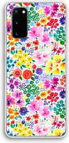 Case Company® - Samsung Galaxy S20 hoesje - Little Flowers - Soft Cover Telefoonhoesje - Bescherming aan alle Kanten en Schermrand