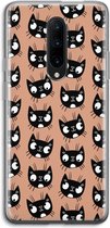 Case Company® - OnePlus 7 Pro hoesje - Kat - Soft Cover Telefoonhoesje - Bescherming aan alle Kanten en Schermrand