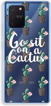 Case Company® - Samsung Galaxy Note 10 Lite hoesje - Cactus quote - Soft Cover Telefoonhoesje - Bescherming aan alle Kanten en Schermrand