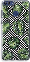 Case Company® - Huawei P Smart (2018) hoesje - Geometrische jungle - Soft Cover Telefoonhoesje - Bescherming aan alle Kanten en Schermrand