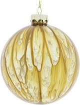 kerstbal ro Xavi 8 cm glas goud