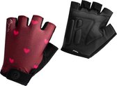 Rogelli Hearts Handschoenen Dames Bordeaux - Maat S