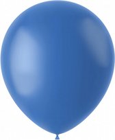 ballonnen 33 cm latex matblauw 10 stuks