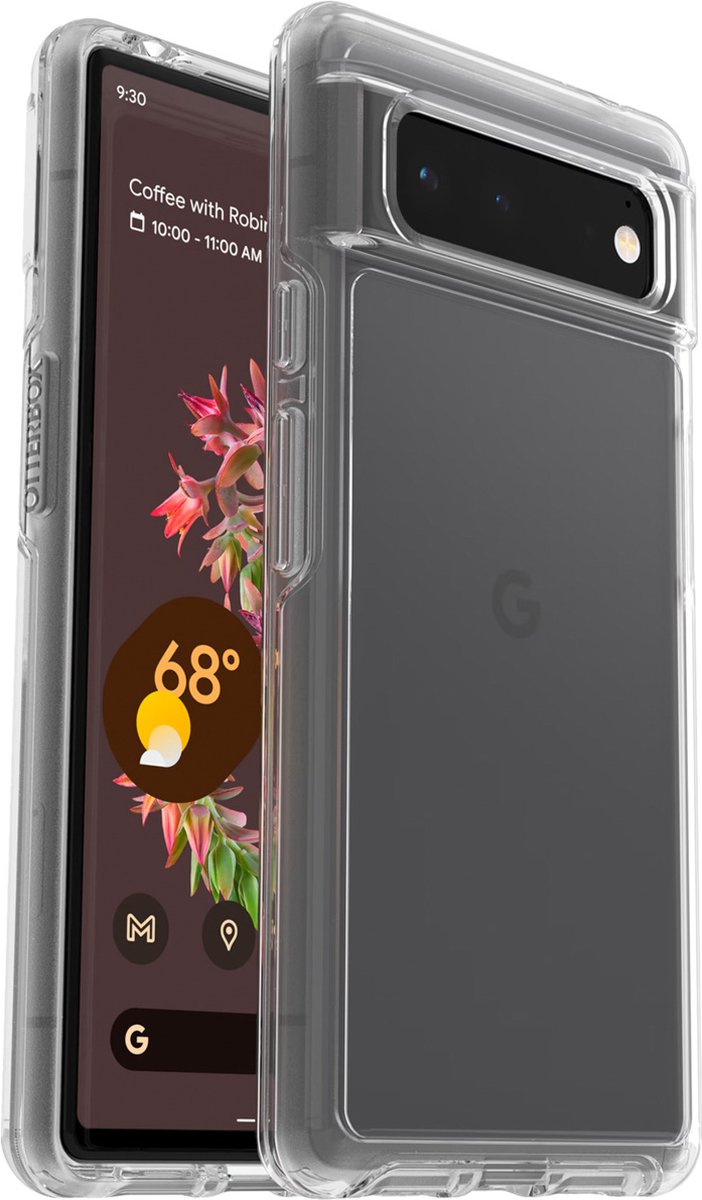 Otterbox Symmetry Backcover Hoesje - Geschikt voor Google Pixel 6 - Gsm case - Transparant