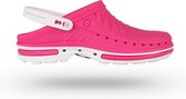 WOCK  Zorgklompen Clog 2564 Roze/Wit - Maat 38/39