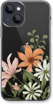 Case Company® - iPhone 13 mini hoesje - Floral bouquet - Soft Cover Telefoonhoesje - Bescherming aan alle Kanten en Schermrand