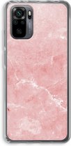 Case Company® - Xiaomi Redmi Note 10 Pro hoesje - Roze marmer - Soft Cover Telefoonhoesje - Bescherming aan alle Kanten en Schermrand