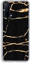 Case Company® - OnePlus Nord CE 5G hoesje - Gouden marmer - Soft Cover Telefoonhoesje - Bescherming aan alle Kanten en Schermrand