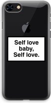 Case Company® - iPhone 8 hoesje - Self love - Soft Cover Telefoonhoesje - Bescherming aan alle Kanten en Schermrand