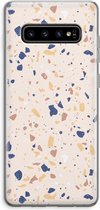 Case Company® - Samsung Galaxy S10 Plus hoesje - Terrazzo N°23 - Soft Cover Telefoonhoesje - Bescherming aan alle Kanten en Schermrand