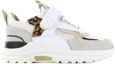 Sneakers | Meisjes | WHITE LEOPARDO | Leer | Shoesme | Maat 33