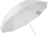 Luxe 150 cm Doorschijnend wit / Diffuus Flitsparaplu / Transparante Flash Umbrella