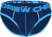 Andrew Christian Show-It Retro Pop Brief Navy - MAAT M - Heren Ondergoed - Slip voor Man - Mannen Slip