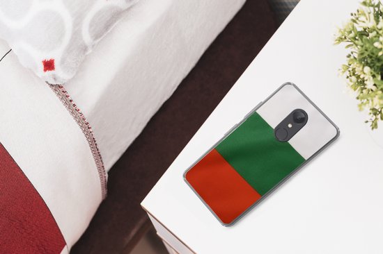 Coque Xiaomi Redmi 5 - Gros plan sur le drapeau de la Bulgarie - Coque en Siliconen pour téléphone