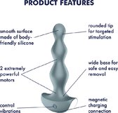 Lolli Plug 2 Vibrator - Grey - Butt Plugs & Anal Dildos grey