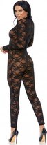 Sweet Little Lace Jumpsuit - Black - Maat L - Lingerie For Her