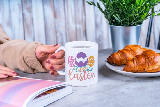 Tasse de Pâques HappyEaster | Cadeau de Pâques | Pâques | Décoration de Pâques | Décoration de Pasen | Cadeaux drôles | Tasse de café | Gobelet à café | Tasse à thé | Tasse de thé