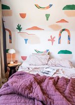 Roomblush - Behang Jardin Secret - Multi - Vliesbehang - 200cm x 285cm